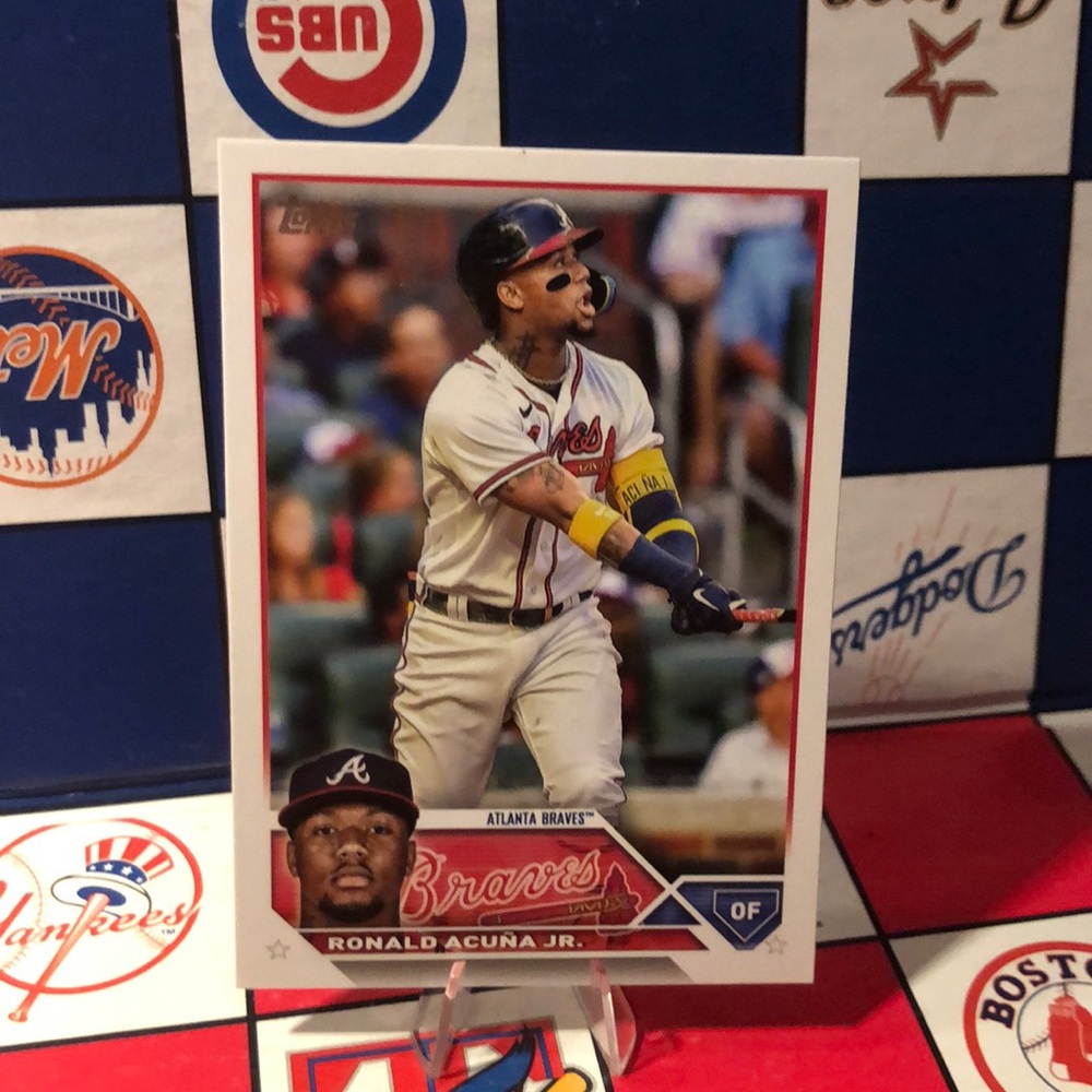 Ronald acuna jr baseball card